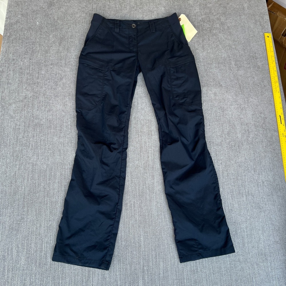 5.11 Tactical Cargo Pants Womens 8 Regular Black Flex Ripstop Utility Duty Icon